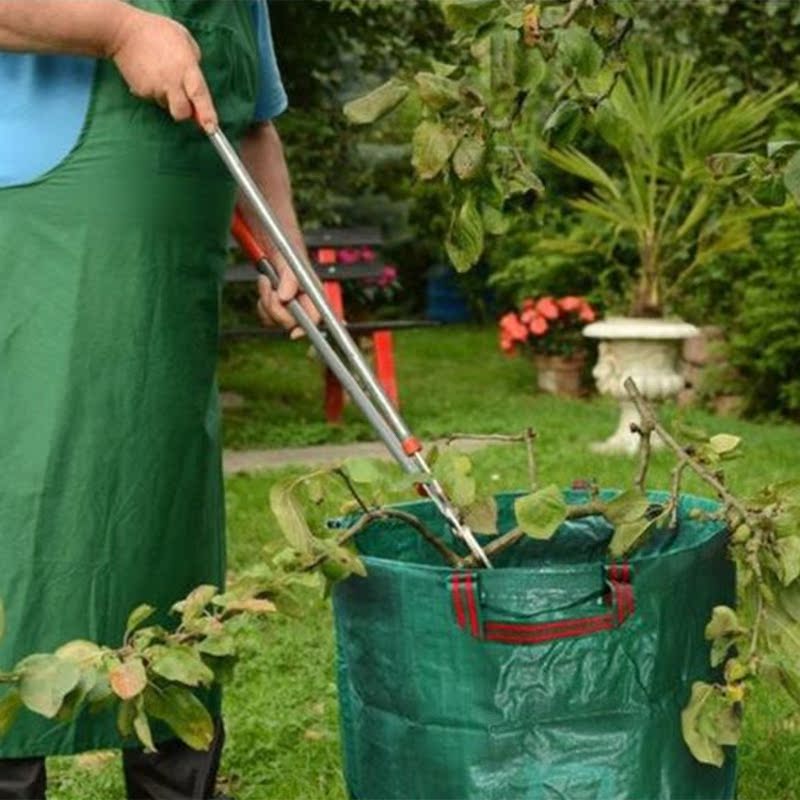 120-500L Large Capacity Garden Bag Reusable Leaf Sack Trash