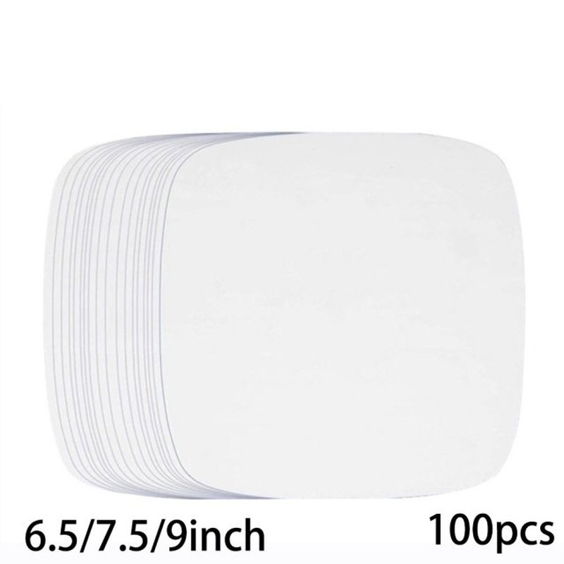 100pcs 6.5/7.5/9 Inch Air Fryer Liners Perforated Non-stick
