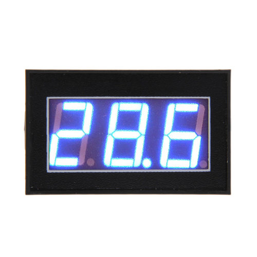 V56D DC3.0-30V Voltmeter Volt Meter Gauge Blue LED Display P