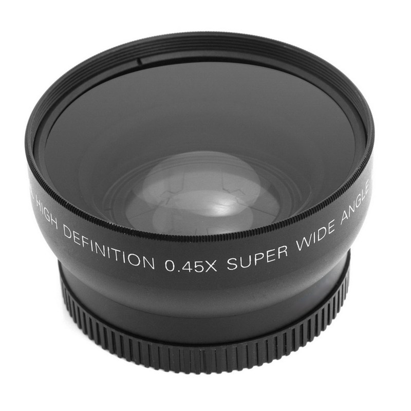 45x high-defination wide angle lens macro por