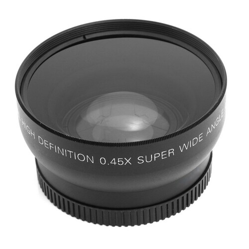 Professional 0.45X High-defination Wide Angle Lens Macro Por
