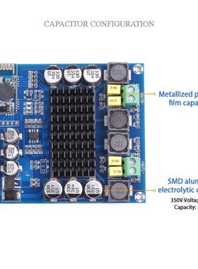 XH-M548 Bluetooth channel 120W + 120W TPA3116D2 Bluetooth po