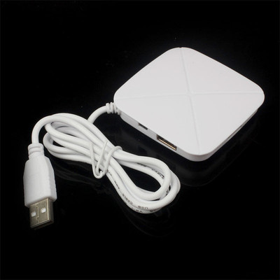 E5 4 Port HUB USB 2.0 Adapter 480MBPS LED Indicator For PC