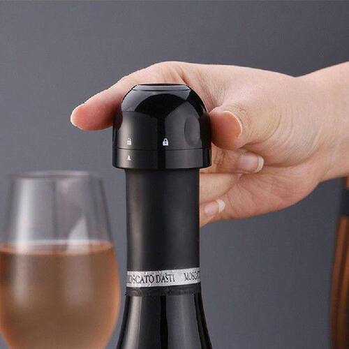 Silicone Sealed Champagne Stopper Red Wine Bottle Sealer