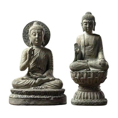 Decorative Buddha Statue Figurine Sculpture for Tabletop