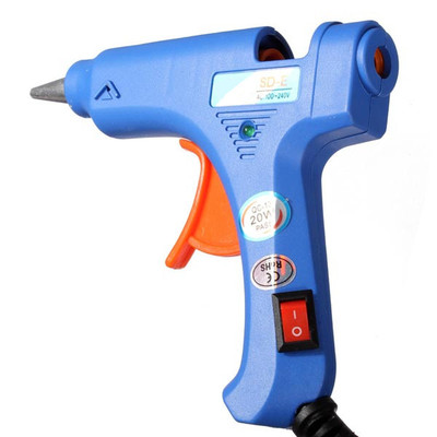 SD-E 20W Stick Heater Trigger EU US Plug Melt Glue Gun Heati