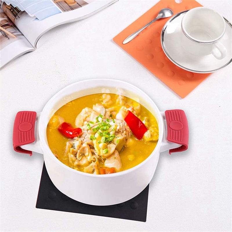 Hot 7 PCS Silicone Hot Handle Cover Holders and Pot Holders