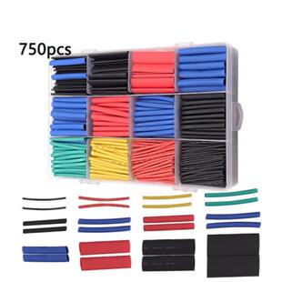 750pcs Assortment Electronic Wrap Wire Cable Insulated Polyo