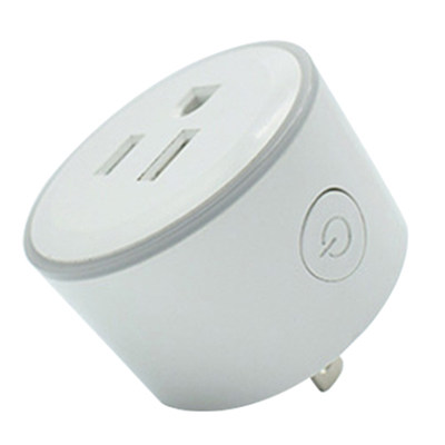 10A US Plug WiFi Mini  Plug APP Timing Round Shape Home Colo