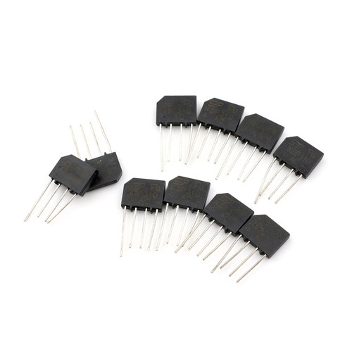 10Pcs 3A 1000V KBP310 Replace RS310 SEP Bridge Rectifier