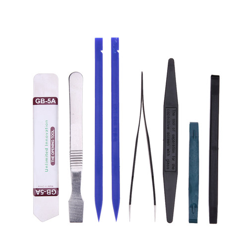 8 In 1 Cell  Tweezers Pry Repairing Tools Kit Opener Pro Han