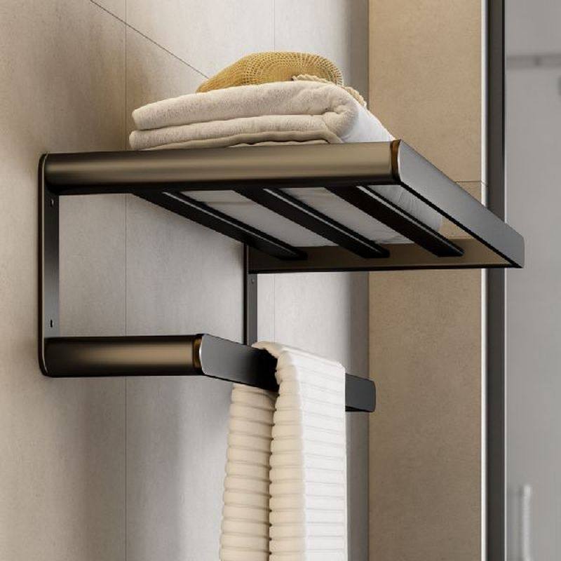50cm bathroom towel rack punch free towel holder shower