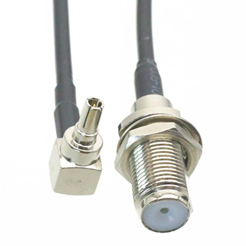 10 Pcs 15cm F TV Female Nut to CRC9 Male F Female to CRC9 Ri