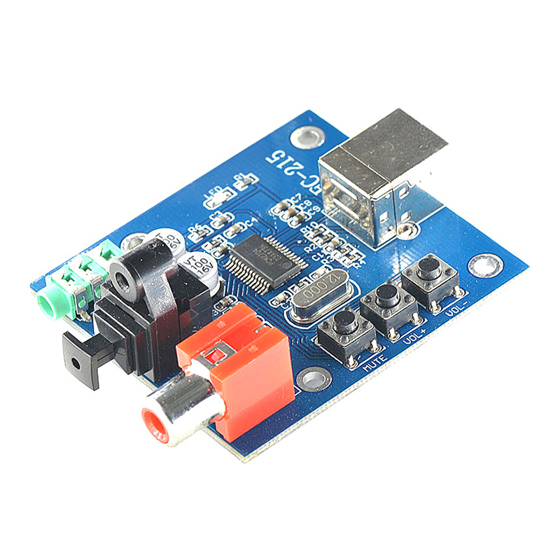 PCM2704 USB DAC to S/PDIF Sound Card Decoder Board 3.5mm Ana