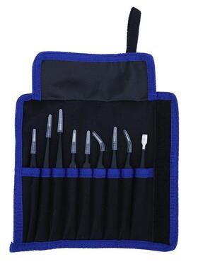 9 in 1 Tweezers Kit Anti Static Set for Electronics RepBGA W
