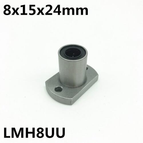 2pcs LMH8UU 8mm flange linear bearing LMH8 8x15x24 mm