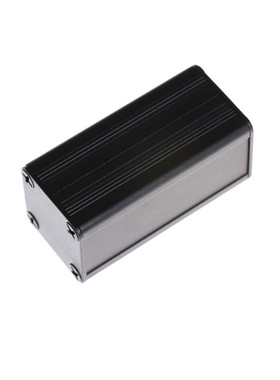 Black Enclosure Project Case For PCB Extruded Aluminum Box C