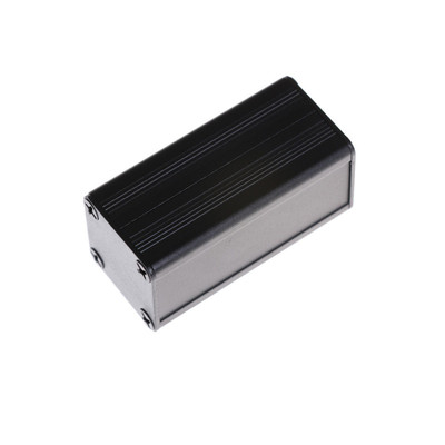 Black Enclosure Project Case For PCB Extruded Aluminum Box C