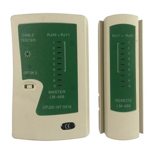 Hot RJ45 RJ11 RJ12 CAT5 UTP Network LAN USB Cable Tester Rem