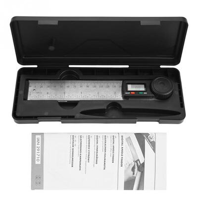 200mm Electronic Protractor Goniometer Angle Finder Gauge Ru