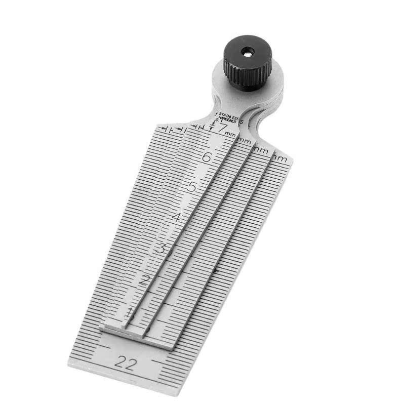 4pcs Double Side Metric Taper Gauge Aperture Scale Wedge Fee