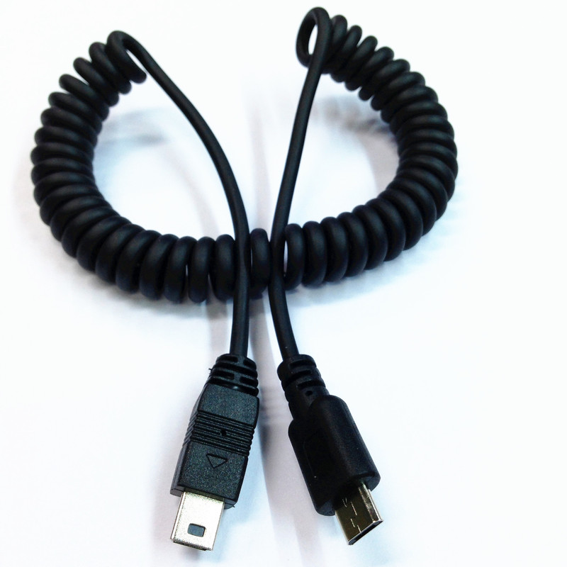 Micro USB B 5Pin  M to Mini USB B 5Pin Male adapter adaptor