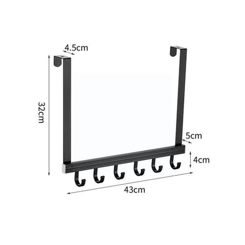Punch-Free Coat Hook Behind Door Wall Hanger Hanging