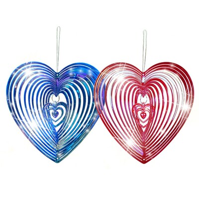 Heart Wind Spinner Beating Wind Catcher High-quality ABS For