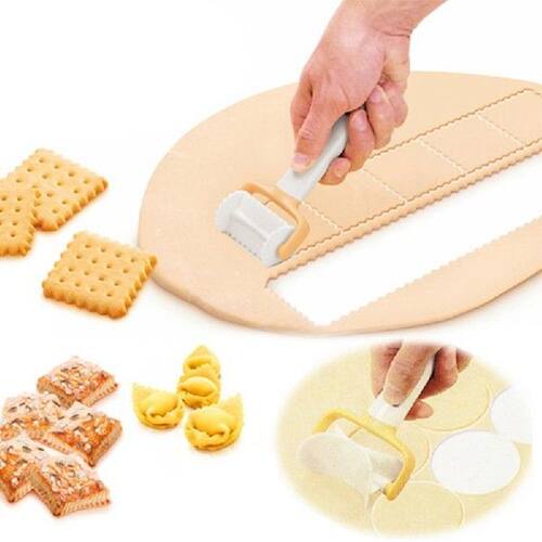 3Pcs/Set Rolling Biscuit Ravioli Cutter Kitchen Tools Rollin