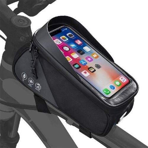 Mountain Road Bike Waterproof Bag Front Frame Tube Saddle