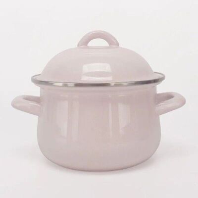 16cm18cm20cm Mini Macaron-colored Small Soup Pot Enamel