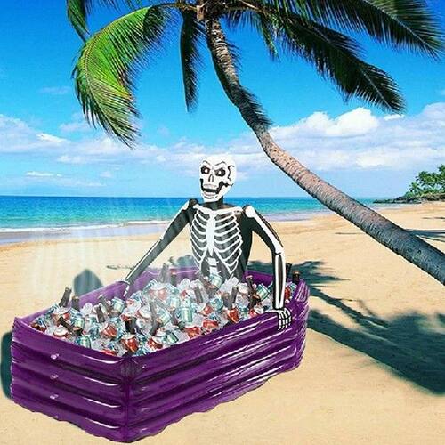 Mat Inflatable Pool Float Toys Halloween Inflatable Ice
