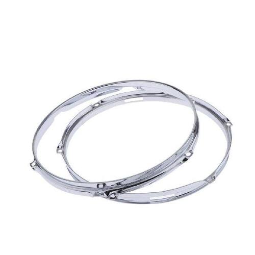 2 Pieces Tom Snare Drum Hoops Replacement 12inch Zinc Alloy