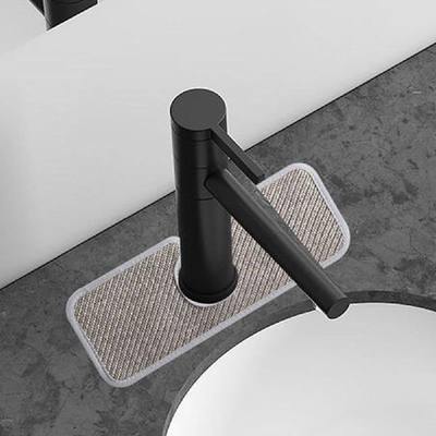 Linen Faucet Absorbent Mat Sink Splash Guard Faucet Splash