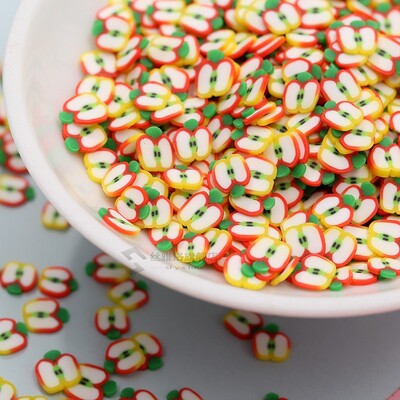 50g Polymer Clay Fruit Slice Hot Clay Sprinkles for Crafts D