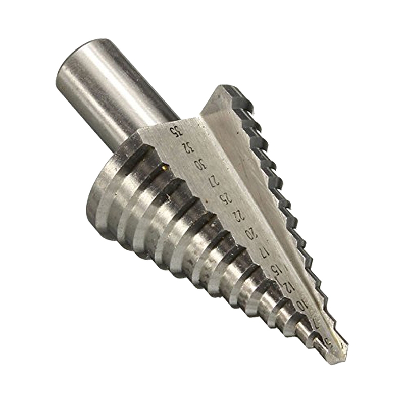 535mm 13 Steps Plating HSS Cone Drill Bit Titanium Hole Cutt
