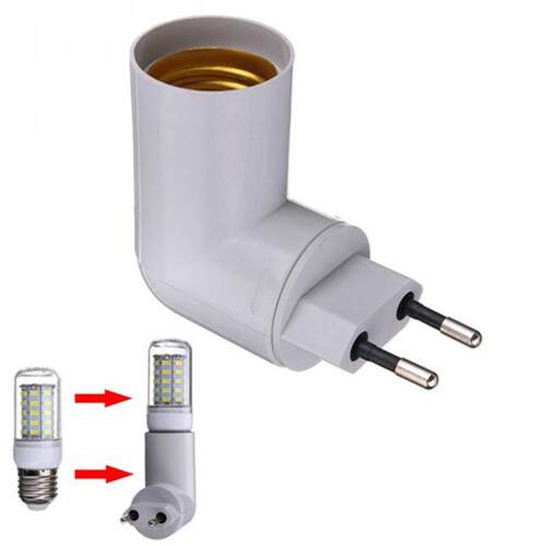 EU Plug US Plug E26/ E27 Base Soket Convertor Splitter Lamp