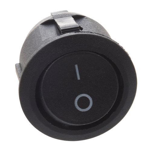 10Pcs AC 6A 10A 250V On Off Snap in SPST Round Boat Rocker S