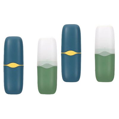 4 pcs  Portable Toothbrush Cup Toothpaste Cup Travel
