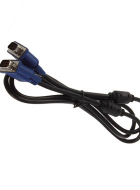 2Pcs VGA/SVGA HDB15 5FT 1.4M VGA Cable Male to Male Extensio