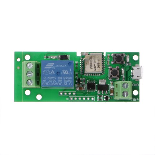 DC 5V Jog Self-lock WiFi Smart Switch Relay Module BY APP Ph