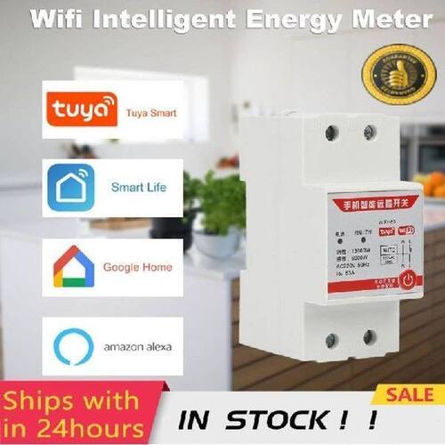 2022 New Samrt Life Tuya Smart Metering Energy Meter  Work