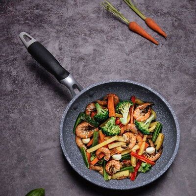 Frying Pan Wok Pan Non-Stick Pan Skillet Cauldron Induction