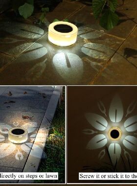 Newest Solar Pattern Lights Balcony Fence Lights Garden