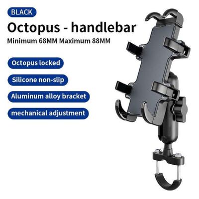 Telescopic Motorcycle Bike Handlebar Rearview Mirror GPS