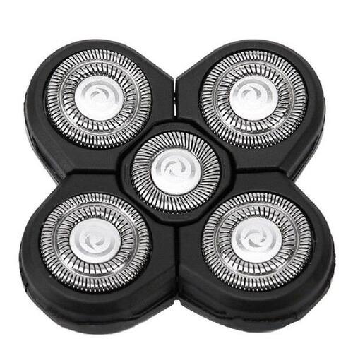 2-Piece Shaver Replacement Head Rotating Five-Blade Head