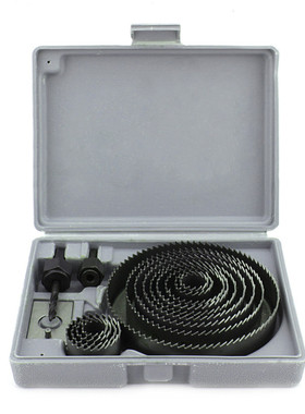 16PCS Carbide Drill Bits Wood Drills Tapper Hole Saw Combina