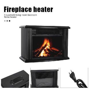 Remote Portable 1000W Flame Fireplace Heater Control 220V