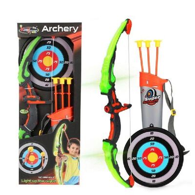 Genuine  Light Up Archery Bow and Arrow Toy Set for Boys