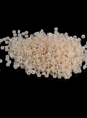 1000pcs White Nylon ABS Round Non-Threaded Column Standoff S
